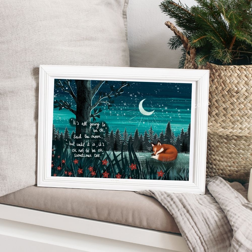 A4 Art Print ~ It's Ok