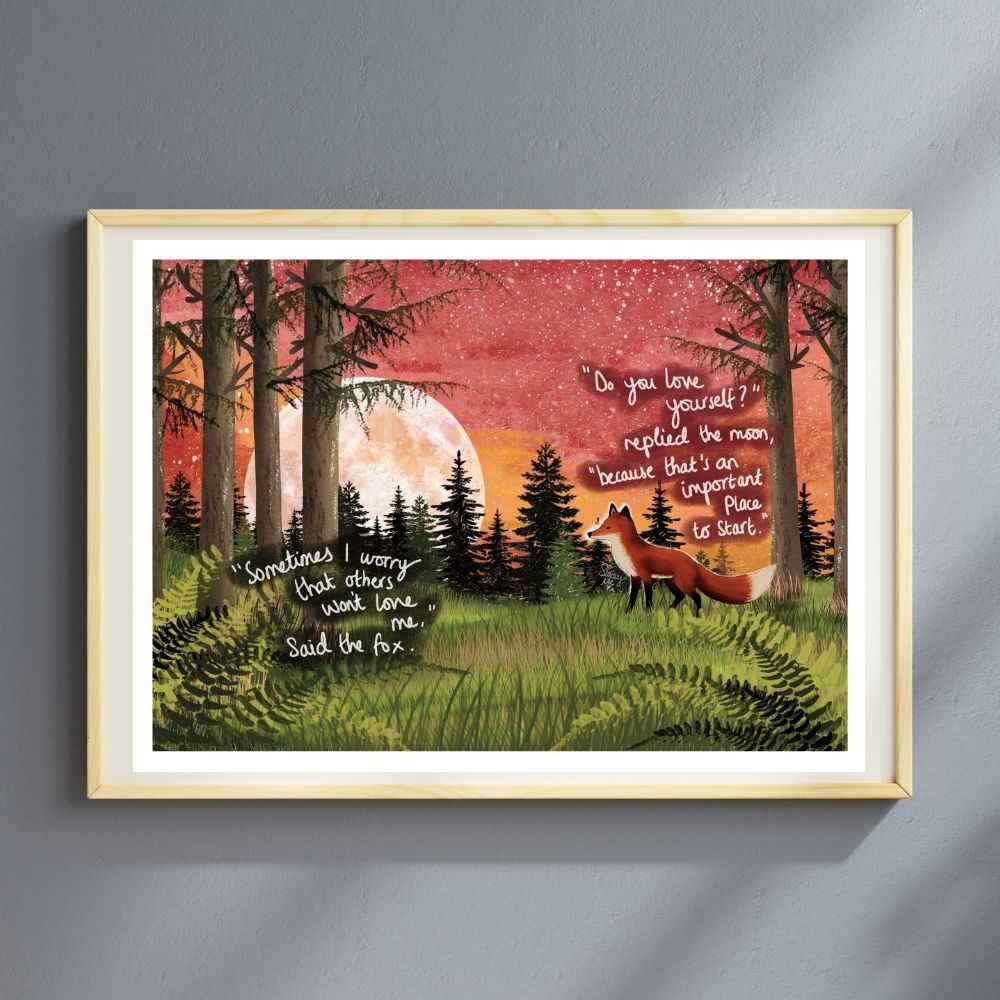A4 Art Print ~ Love Yourself