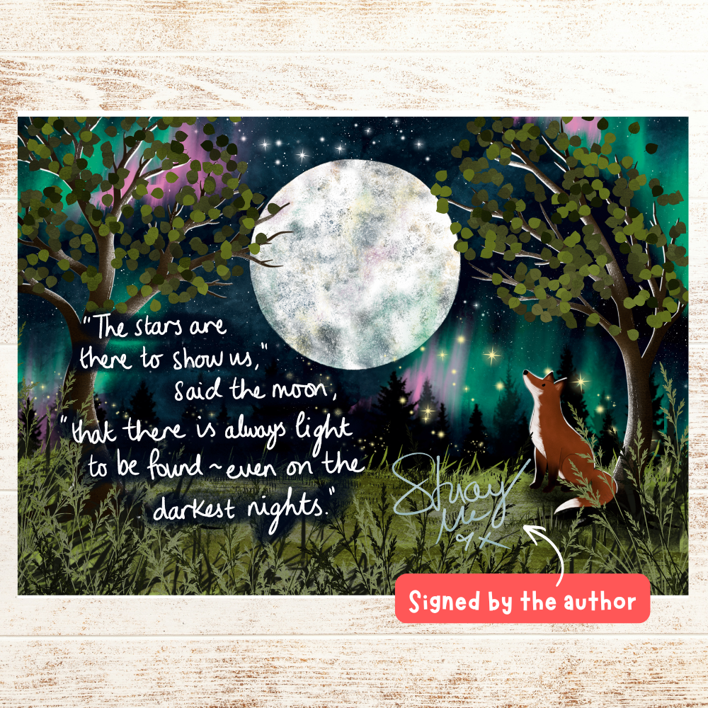 Limited Edition SIGNED A4 Art Print - Finding Light In The Darkness