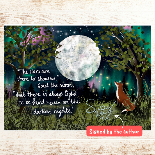 Limited Edition SIGNED A4 Art Print - Finding Light In The Darkness