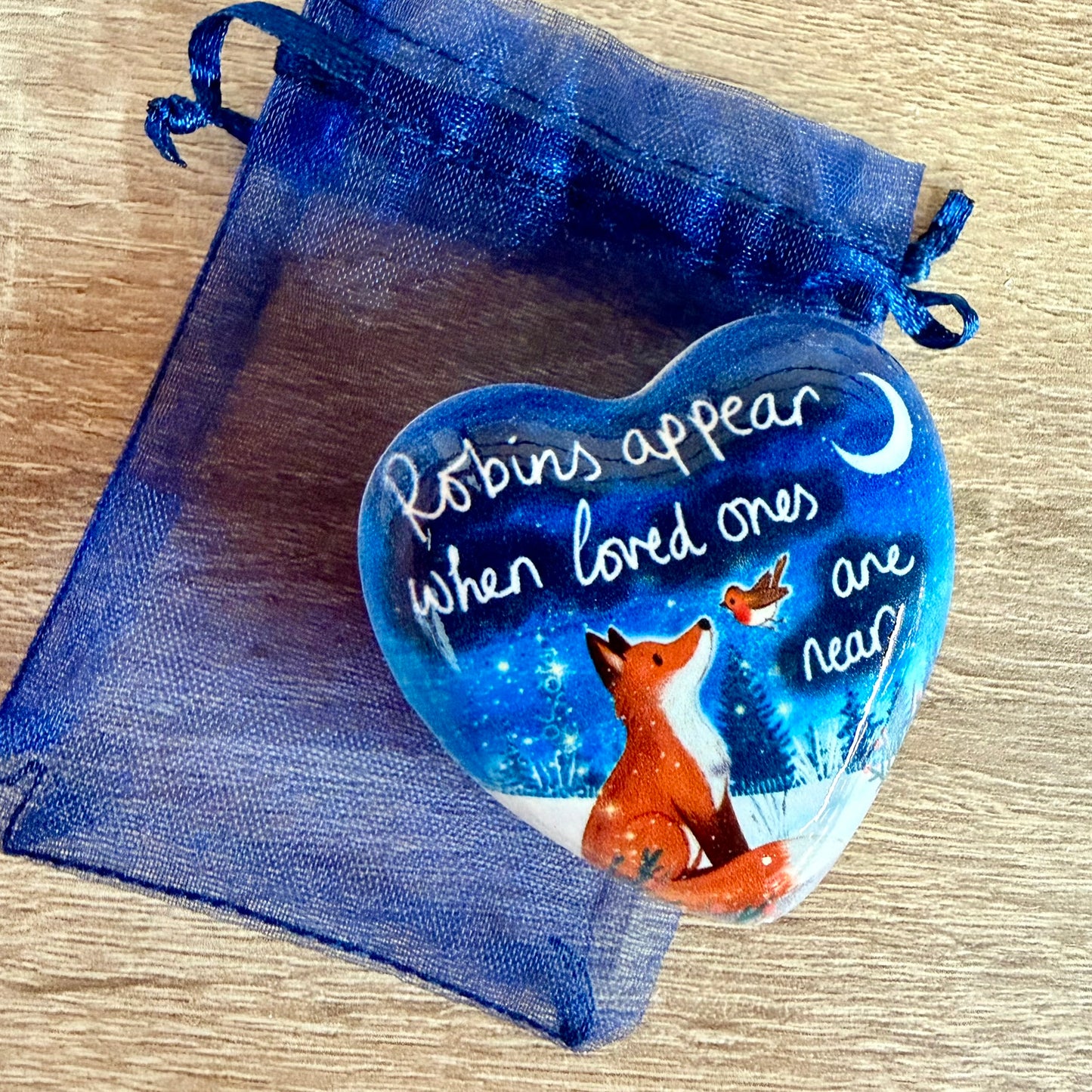 Ceramic Token Keepsake - Robins Appear
